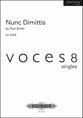 Nunc Dimittis SATB choral sheet music cover